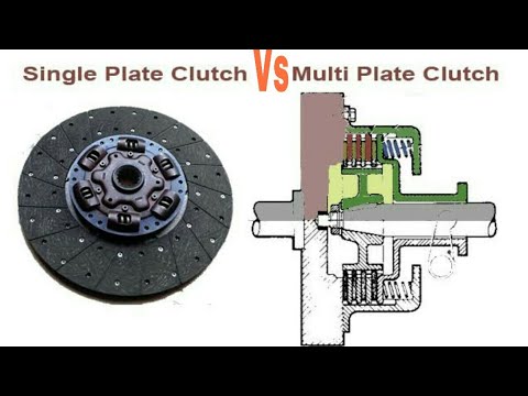 Single plate clutch Vs multiplate clutch @#automobile engineering #