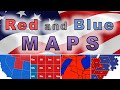 Red and Blue Maps (Trump-Biden 2020 Presidential Election)