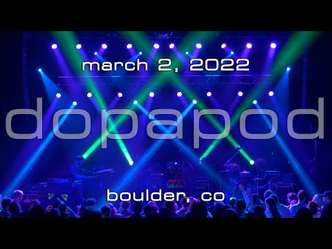 Dopapod: 2022-03-02 - Fox Theatre; Boulder, CO (Complete Show) [4K]