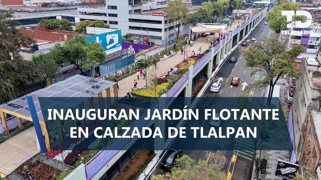 Así es el Jardín Flotante Tlallipan, nuevo parque peatonal elevado en CdMx: horarios y cómo llegar