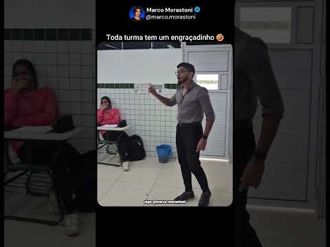 Toda turma tem um engraçadinho ne🤣#motivação #inspiração #felicidade #divertido #escola #professor