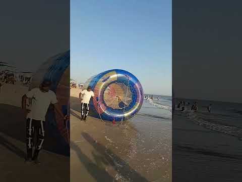 Evening view of Mandvi beach..