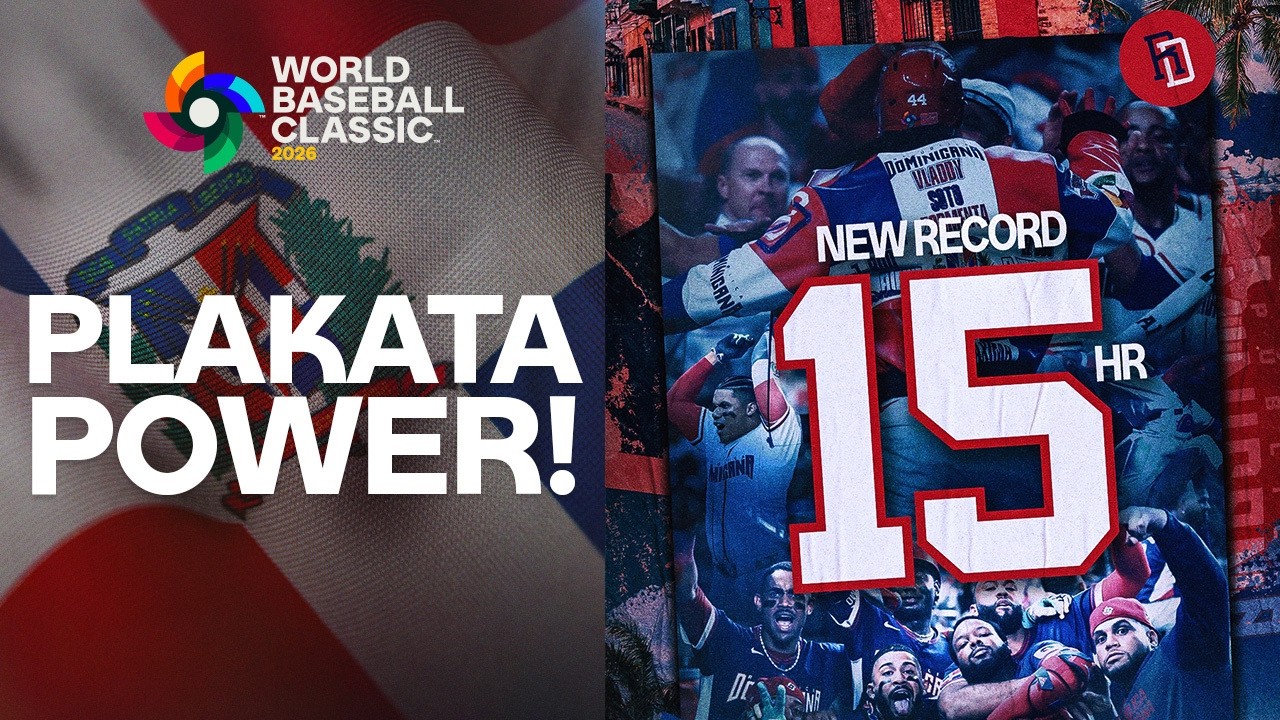 1️⃣5️⃣ plakatas! Team Dominican Republic breaks record for most homers in a World Baseball Classic!