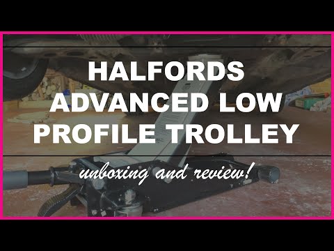 Halfords Advanced LOW PROFILE Trolley Jack - REVIEW!