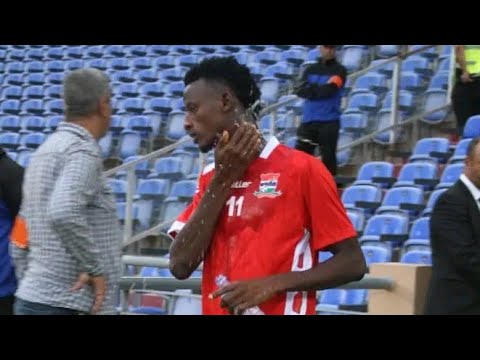 Gambia CHAN Team Goal against Guinea Bissau scored by Alieu Barry. Gambia 1-0 Guinea Bissau