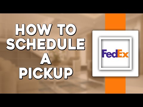 How To Schedule A Pickup On Fedex Quick Tutorial