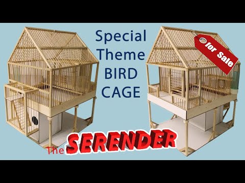 "Serender" Ahşap Kuş Kafesi Yapımı (Bird Cage)