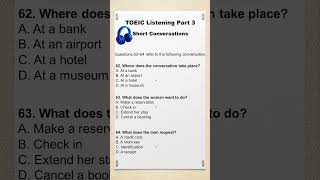 TOEIC Part 3 - Can You Answer This? 🎧 #englisheveryday #toeiclistening #toptrending