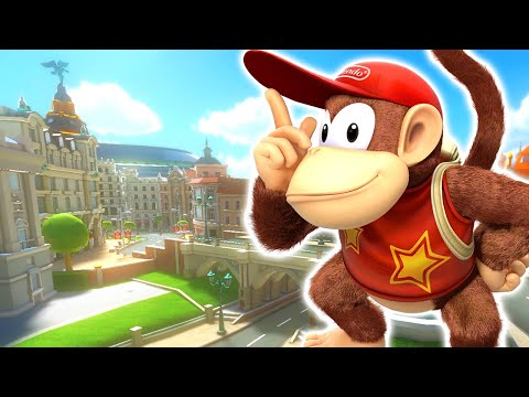 Mario Kart 8 Deluxe - Tour Madrid Drive (Diddy Kong Gameplay)