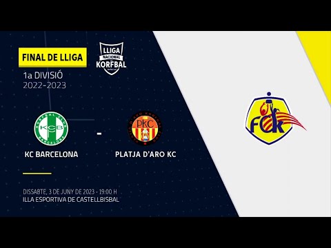 Final Lliga 1a Div Korfbal 2022-23: KC Barcelona - Platja d'Aro KC