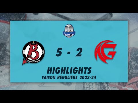 Diables Rouges de Briançon 5-2 Gothiques d'Amiens - Highlights - Synerglace Ligue Magnus 2023/24