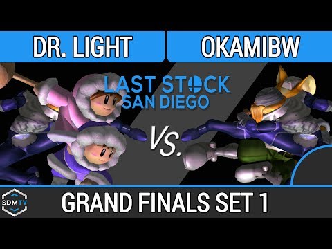 LSSD 115 - Dr. Light (ICs/Sheik) vs. OkamiBW (Sheik/Fox) - SSBM Grand Finals Set 1 - Smash Melee