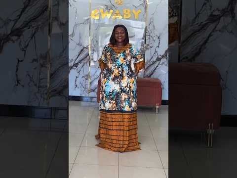 Gorgeous and Elegant Ankara Long dress #zamakalefashion #fashion #africanfashion #fashionstyle