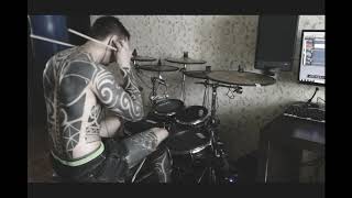 mnemic Blood Stained drumcover