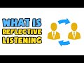 What is Reflective Listening | Explained in 2 min