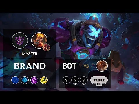 Brand Bot vs Taliyah - EUW Master Patch 9.15