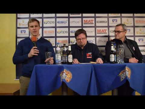 Pressekonferenz: EHC Waldkraiburg - EV Landshut (02.01.2019)