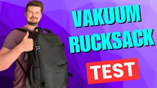 Reise-Vakuum Rucksack im Test: Mehr Platz im Handgepäck? Ryanair & Flugzeug-Check!