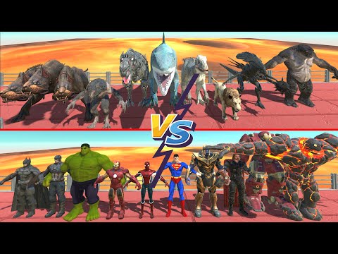 The Avengers Against Monsters P2 - Animal Revolt Battle Simulator