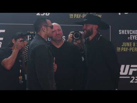UFC 238 Media Day: Tony Ferguson vs. Donald Cerrone Face Off
