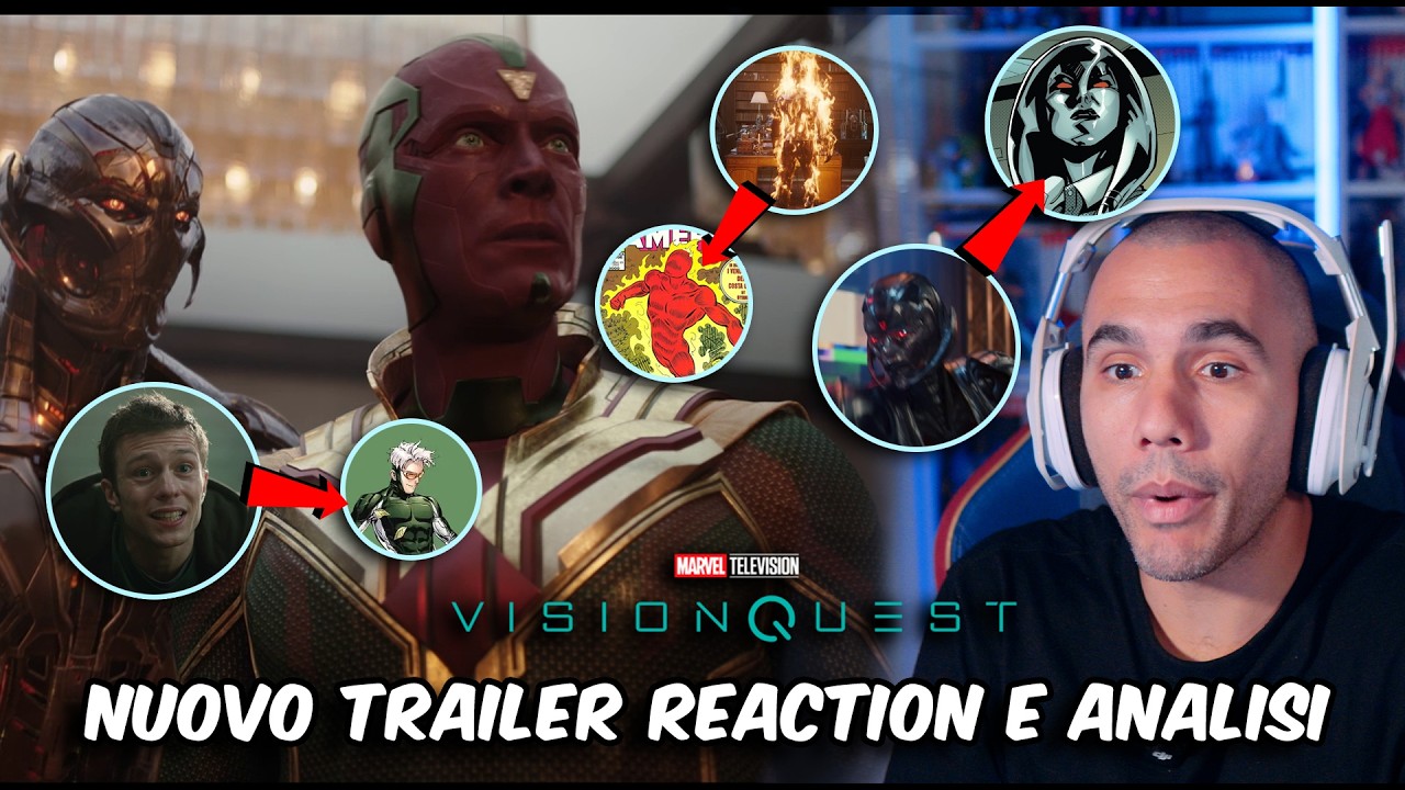 VISIONQUEST: REACTION DEL NUOVO TRAILER, ANALISI, EASTER EGG E TUTTO QUELLO CHE NON HAI NOTATO