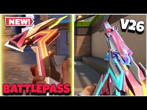VALORANT V26A1 Battle Pass – All Skins & Melee REVEALED