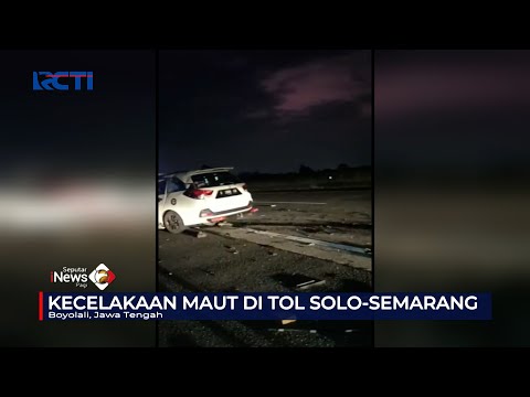 Kecelakaan di Tol Solo–Semarang, 3 Penumpang Minibus Tewas #SeputariNewsPagi 04/09