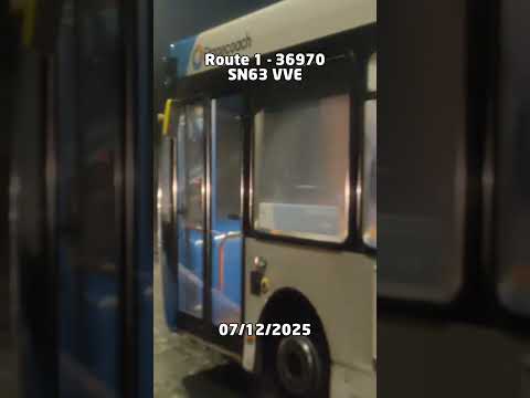 Stagecoach Local Enviro 200 // 36970 // SN63VVE // Service 1 // 07/12/2025