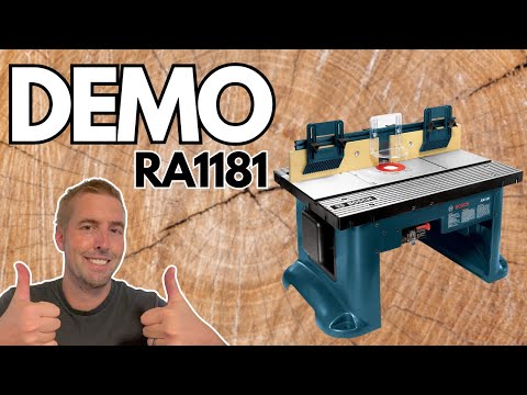 Full Overview and Demo of the Bosch Router Table