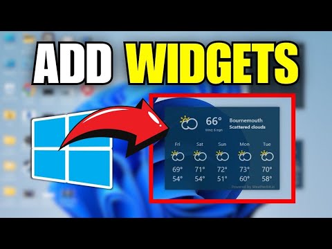 How To Add Widgets To Windows 11 Home Screen (2025)