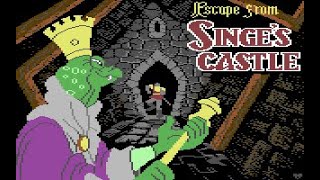 C64 Dragons Lair 2. Escape From Singe's Castle. Longplay.