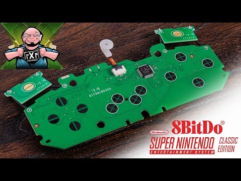 How to install the 8bitdo DIY Wireless Controller Kits in the SNES Classic Edition