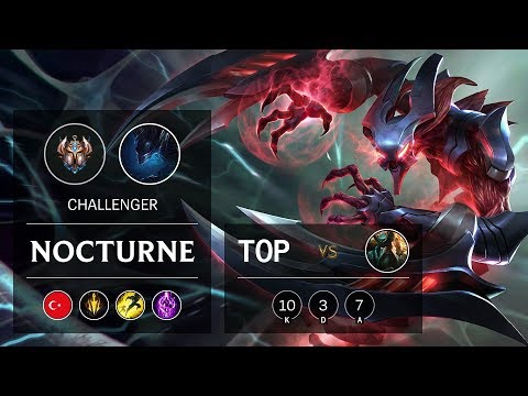 Nocturne Top vs Gangplank - TR Challenger Patch 9.21