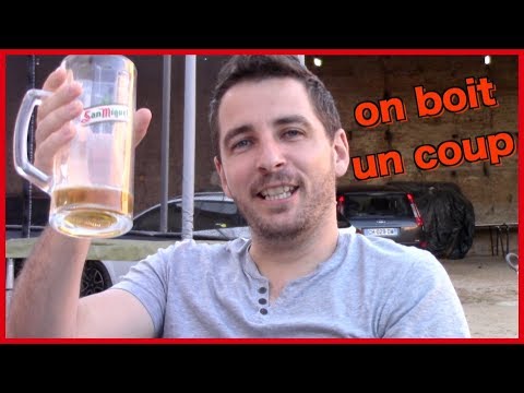 Comment tu dis? On boit un coup