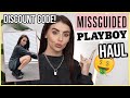 NEW IN MISSGUIDED X PLAYBOY Clothing Haul TRY ON