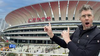 The contrast with the West, that has no ambition and is merely focused on retaining its empires, is stark. With Lee Barrett in GuangZhou . . . China's infrastructure keeps on building