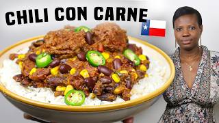 Le CHILI CON CARNE 🇺🇸 Ragoût de Viande Hachée, Haricots Rouges & Maïs (Cuisine TEX-MEX)