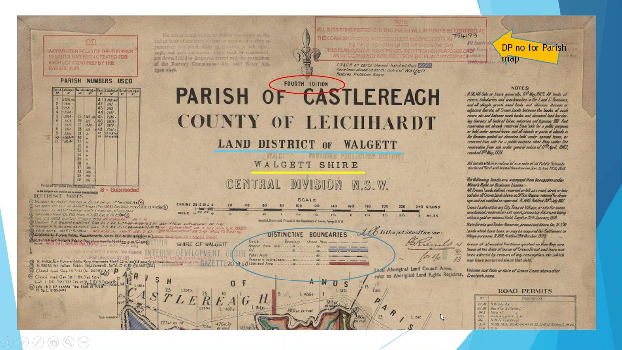 Mini webinar: How to read a parish map