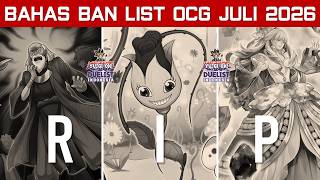 KARTU FORBID LEPAS! KEWL TUNE KENA LIBAS??! BAHAS BAN LIST YU-GI-OH! OCG JULI 2026