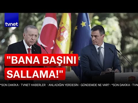 Erdoğan ile İspanyol gazeteci arasında tansiyon yükseldi!