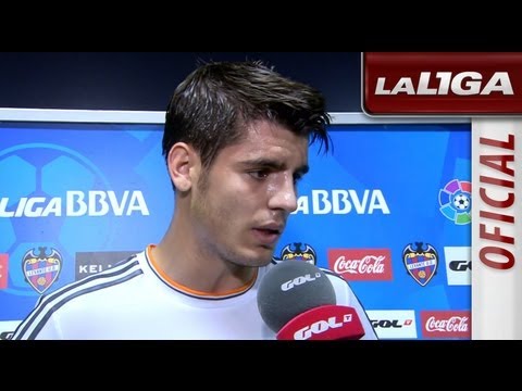 Entrevista a Morata tras el Levante UD (2-3) Real Madrid - HD