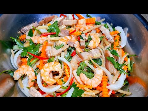 Gỏi ngó sen tôm