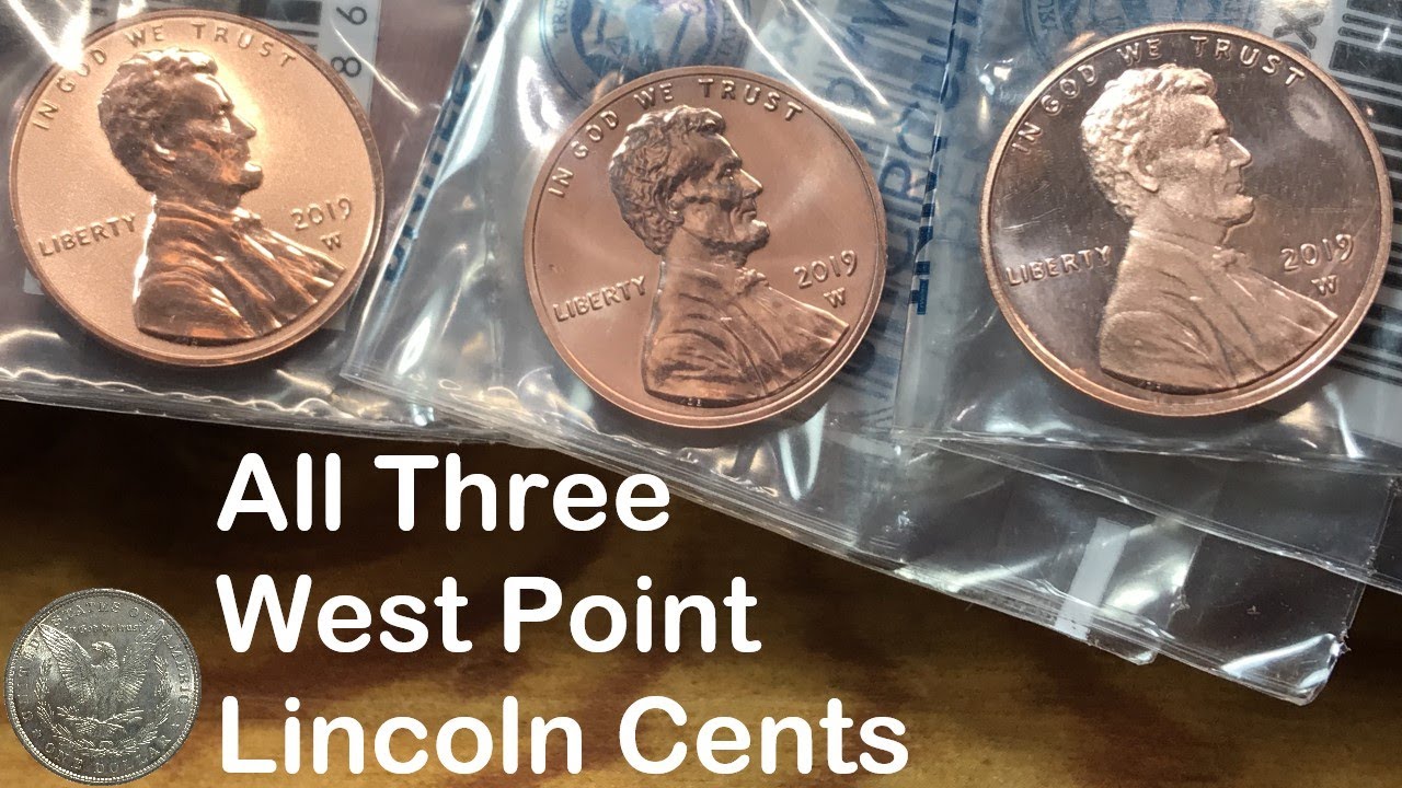 West Point Penny Set - Proof - Reverse Proof - Uncirculated