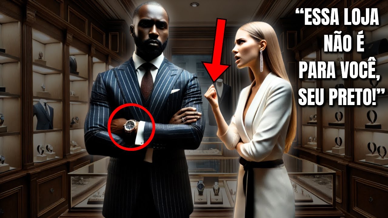 MILIONÁRIO NEGRO É HUMILHADO EM JOALHERIA, FICARAM EM CHOQUE DEPOIS DE SABER QUEM ERA…