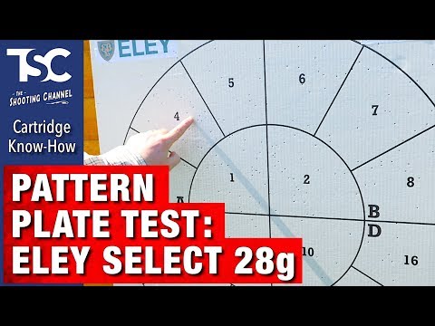 Pattern plate test: Eley Select 28g