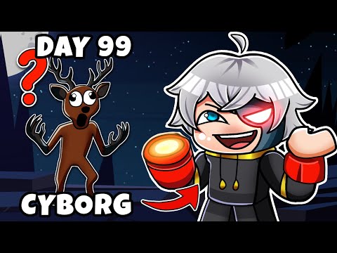 BURN ROBUX to Become the Most Overpowered Cyborg in 99 Nights in the Forest!