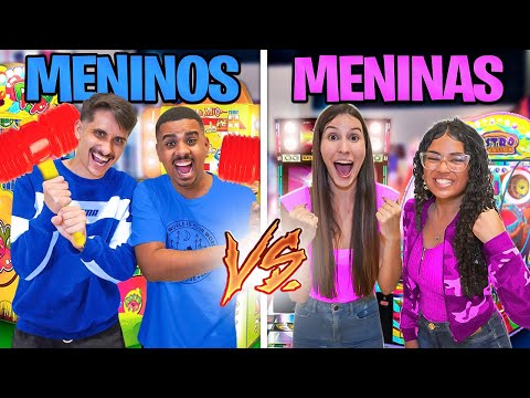 MENINAS CONTRA MENINOS: QUEM VENCE? - DESAFIO ÉPICO