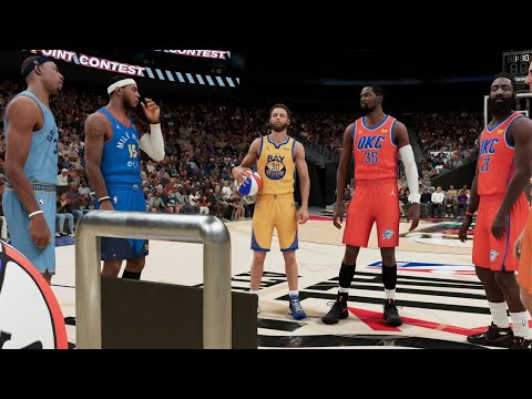 NBA 2K21 Steph Curry My Career Ep. 7 - Curry in STAR-STUDDED Three Point Contest!