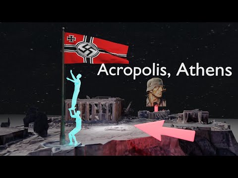 How the Greeks took down the German flag from the Acropolis during World War II