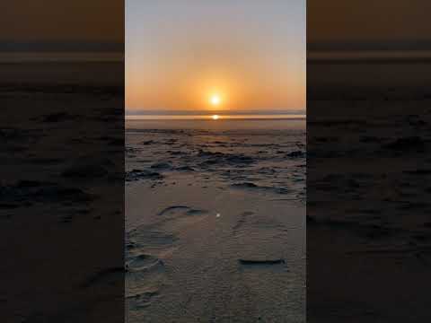 Sunset on the beach! (2 min walk from my campsite)